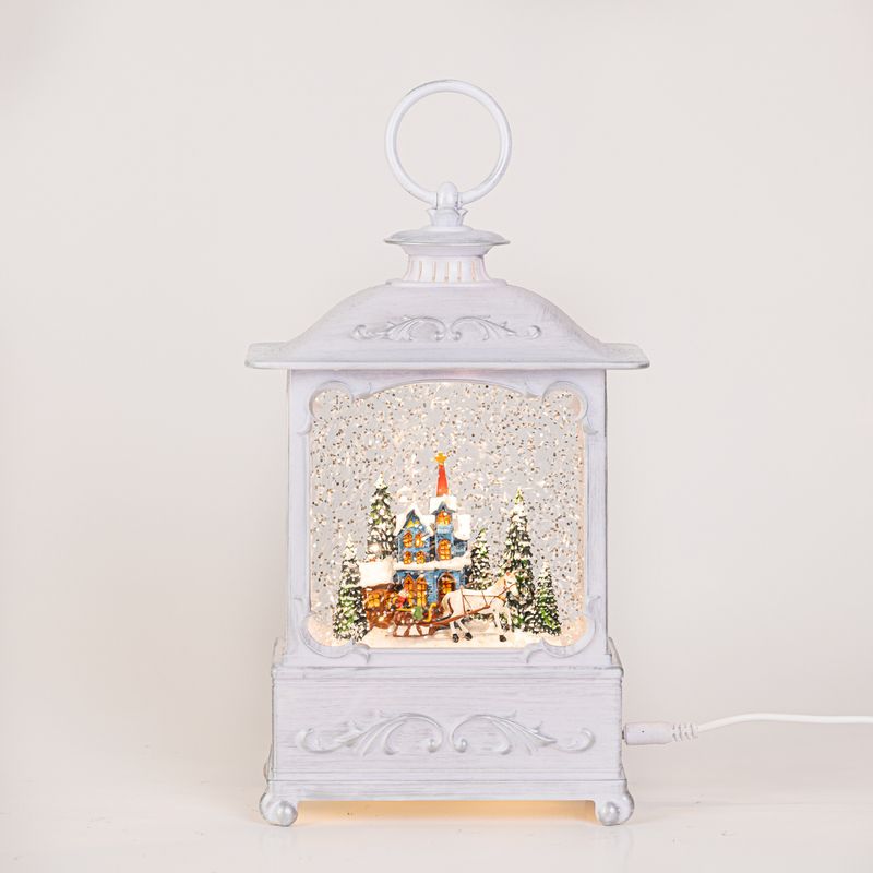 NORDIC VILLAGE SNOW GLOBE