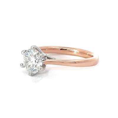 18ct Rose Gold Lab Diamond Engagement Ring (LGD)