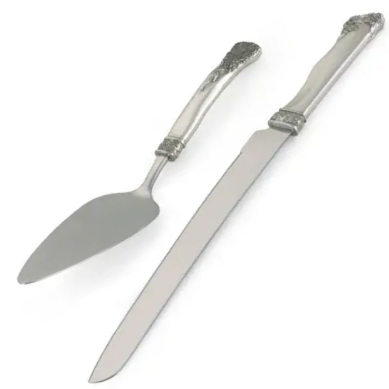 Royal Selangor "Roses & Ribbons" Cake Server & Knife