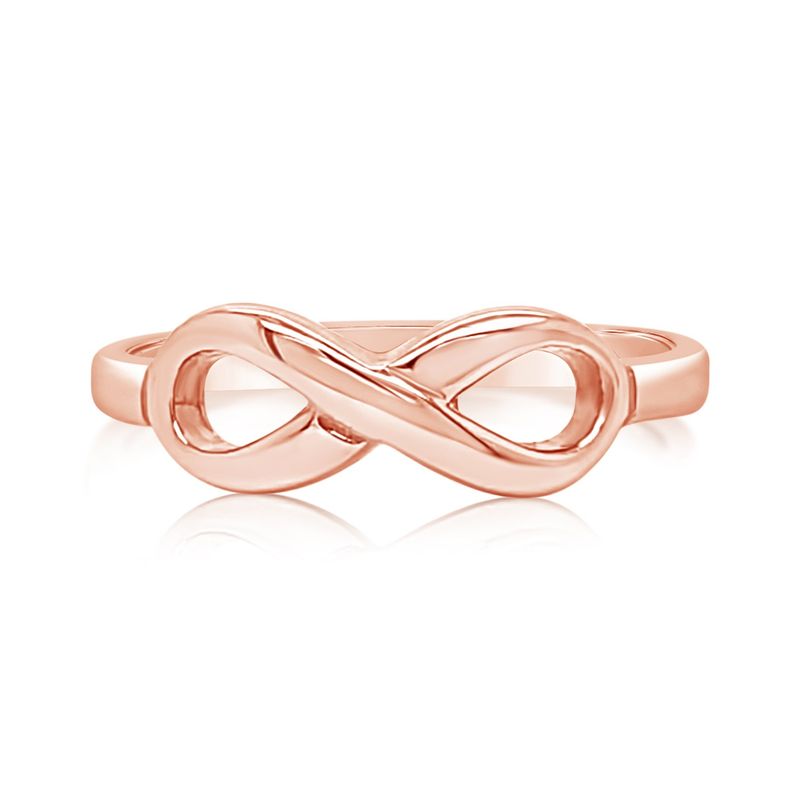 9ct Rose Gold INFINITY Ring