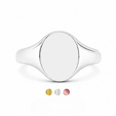 "TIA" Oval Signet Ring