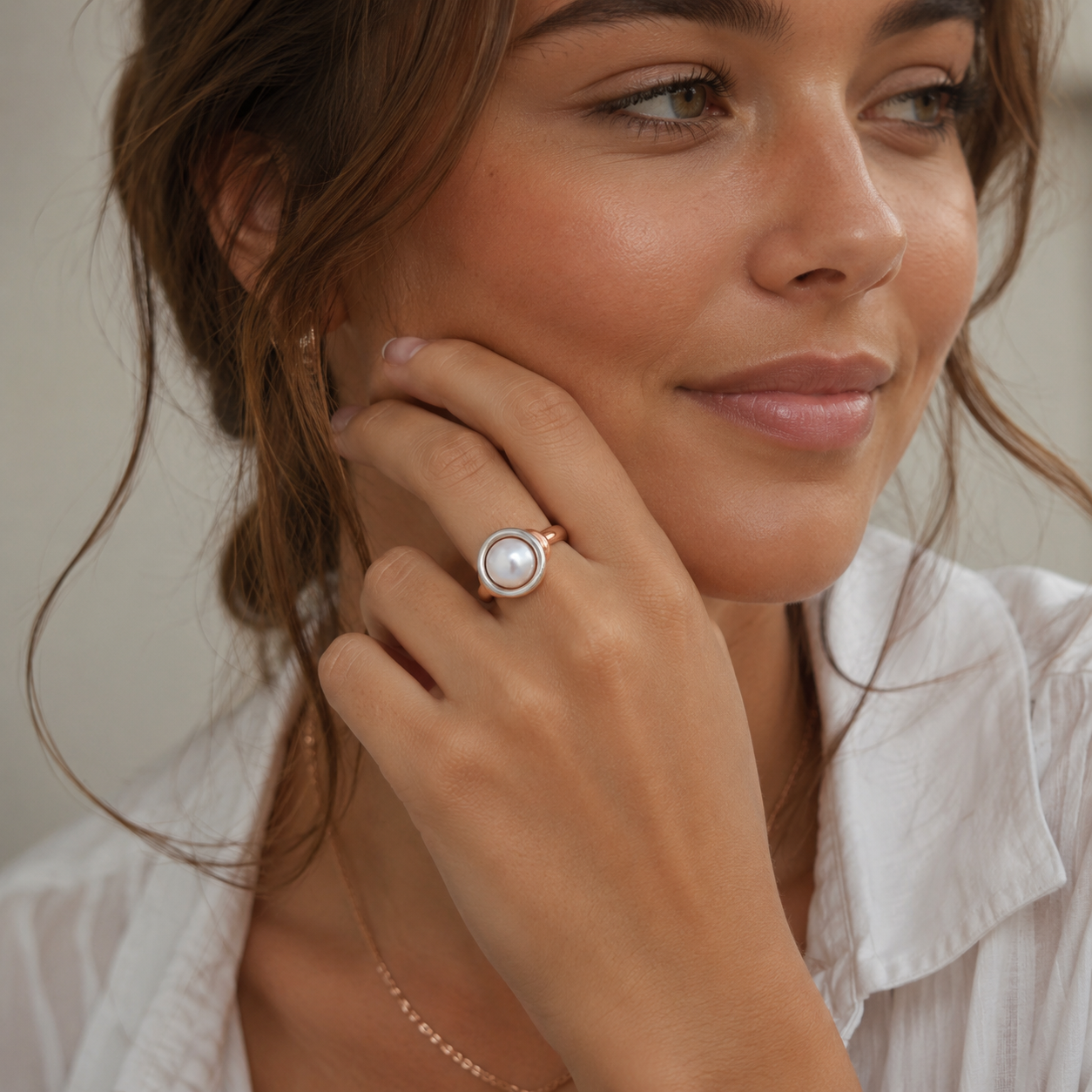 9ct Rose & Sterling Silver 