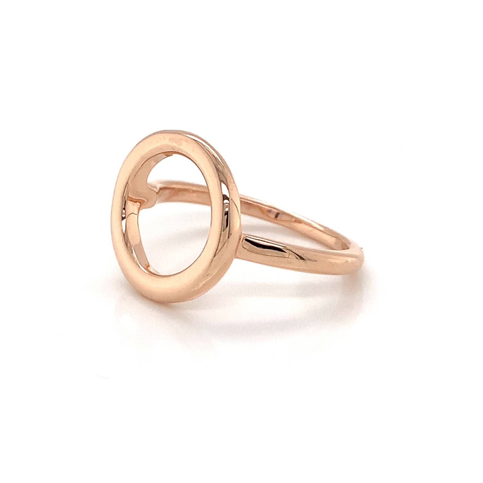 NIKKI - 9ct Rose Gold Open Circle Ring