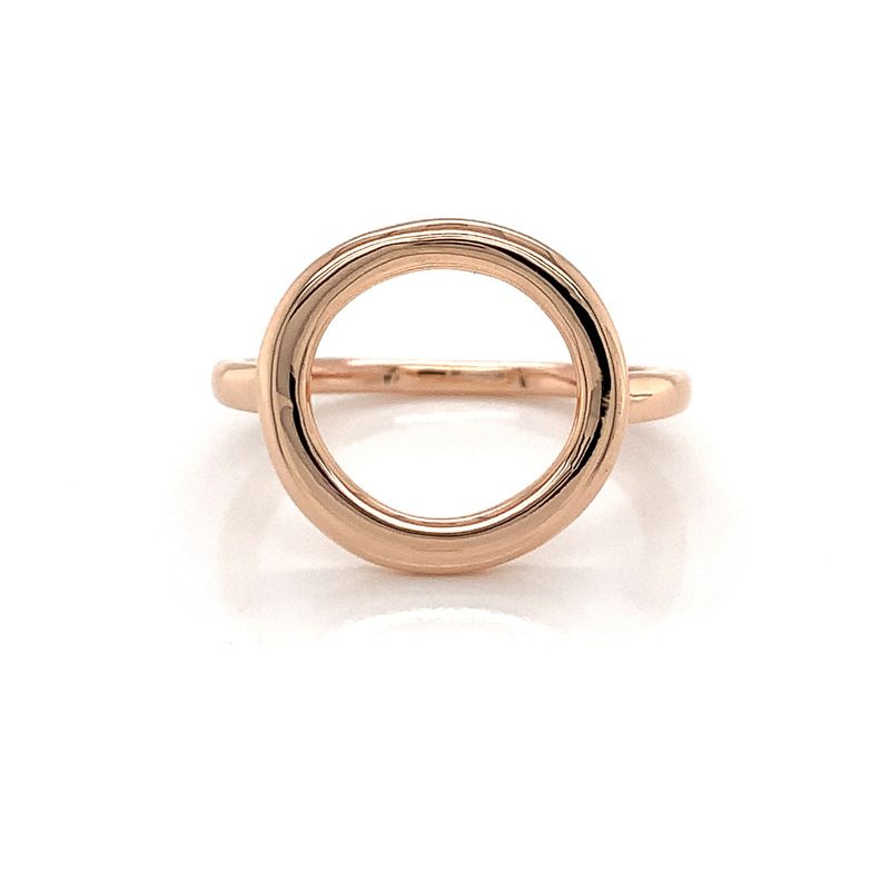 NIKKI - 9ct Rose Gold Open Circle Ring