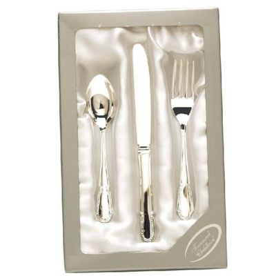 Silver Plate Childs Cutlery Set-3pce