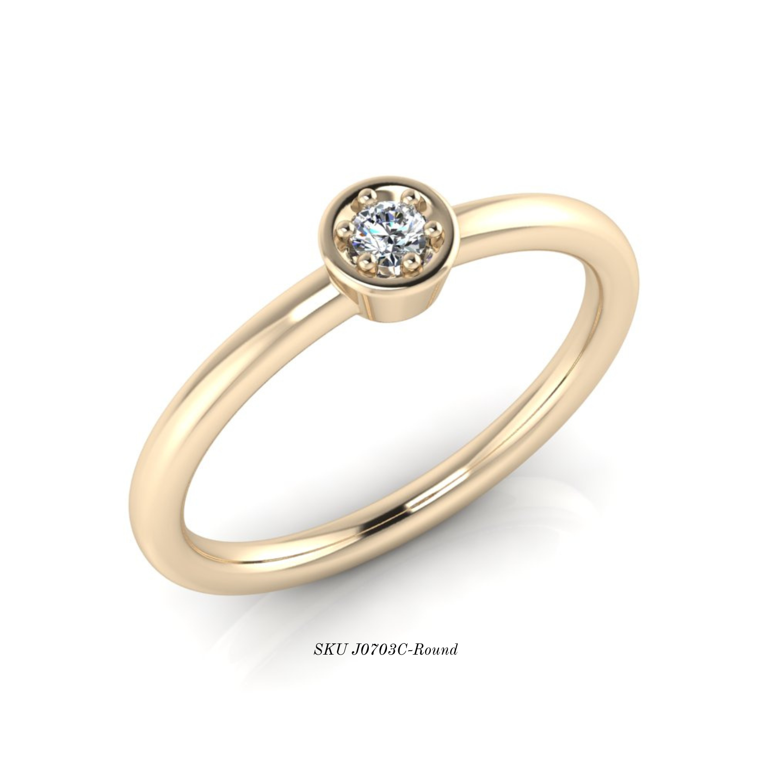 9ct Gold Gemstone Stacker Rings