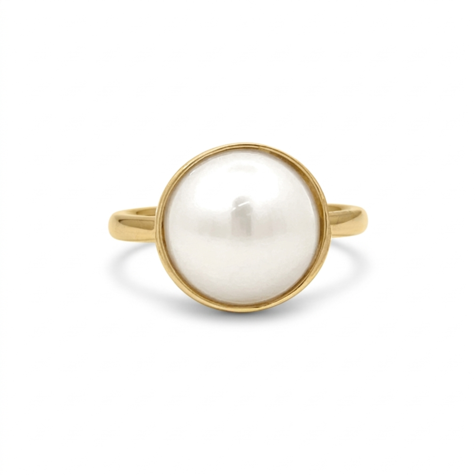 Freshwater Mabe Pearl Ring-11.50mm