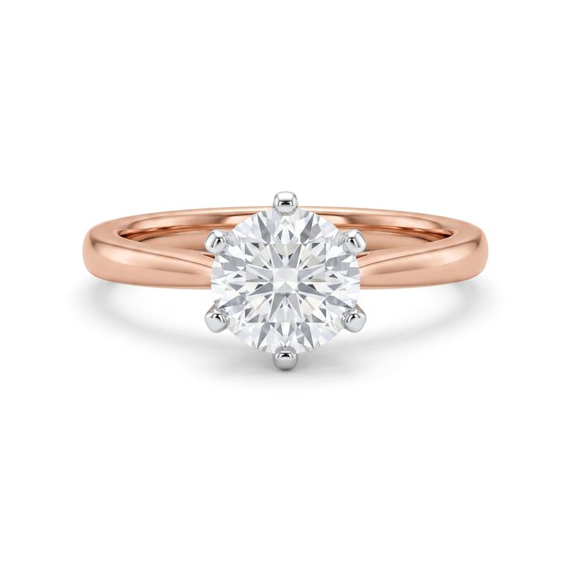 18ct Celeste Solitaire Diamond Ring