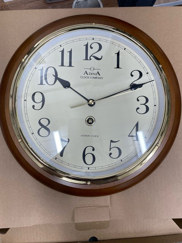 Adina Wall Timber Station Clock CL08A-10933AA