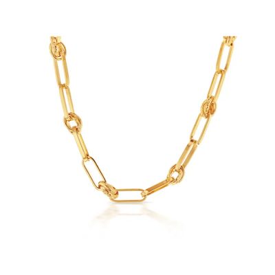 9ct Yellow Gold Filled Fancy Paperlink Chain 9ct Yellow Gold Filled Fancy Paperlink Chain