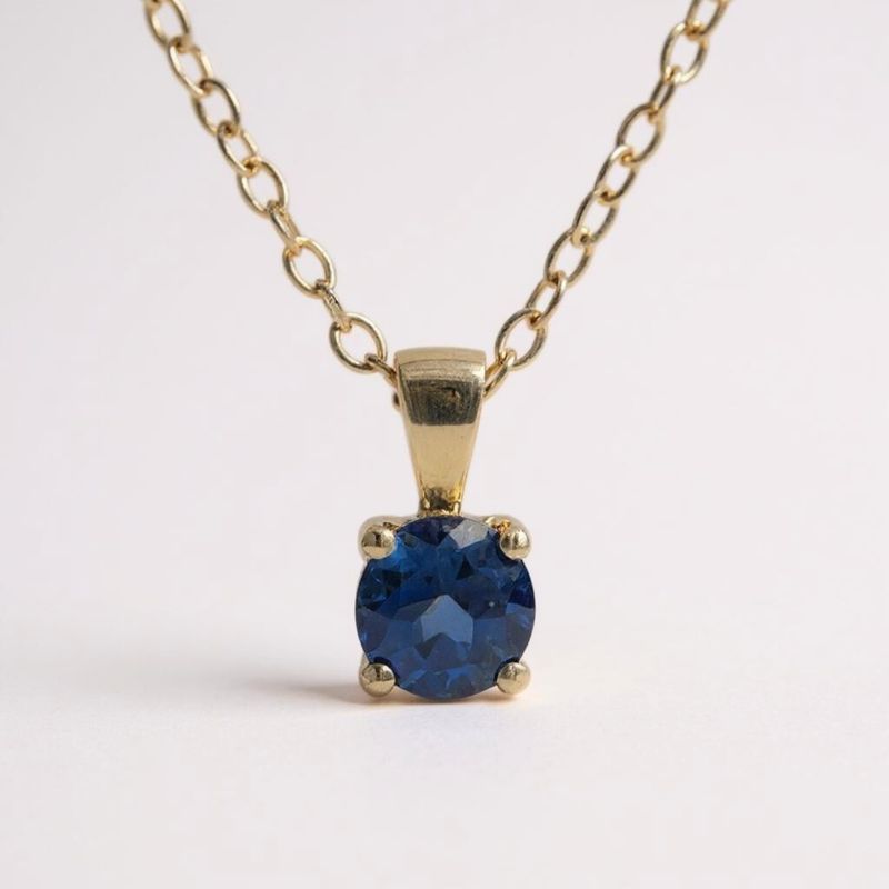 9ct Yellow Gold Ceylon Pendant