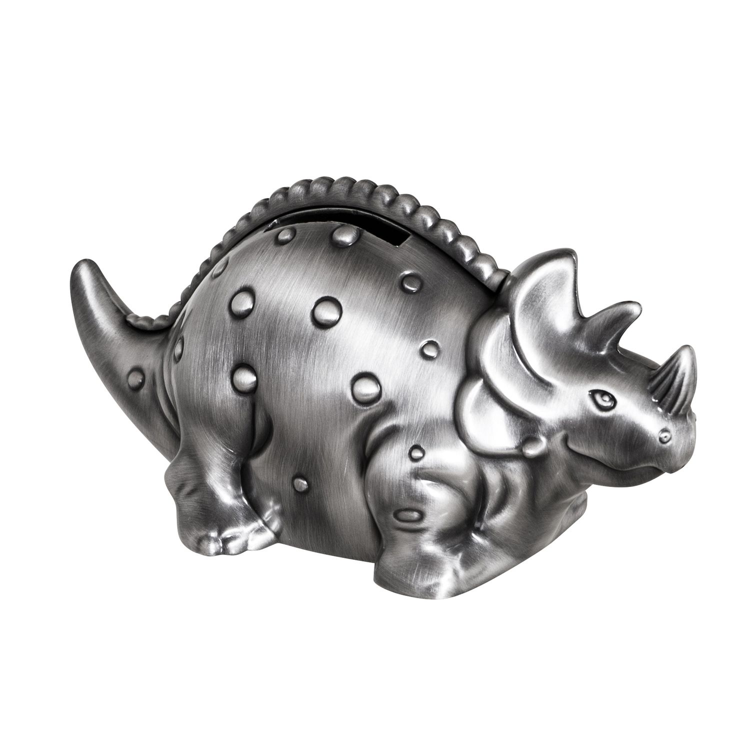 Triceratops Pewter Money Box