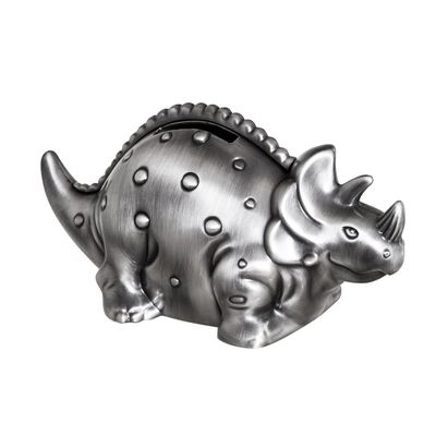 Triceratops Pewter Money Box