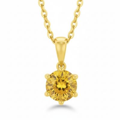 9ct Gold Natural Citrine Gemstone Pendant 9ct Gold Natural Citrine Gemstone Pendant