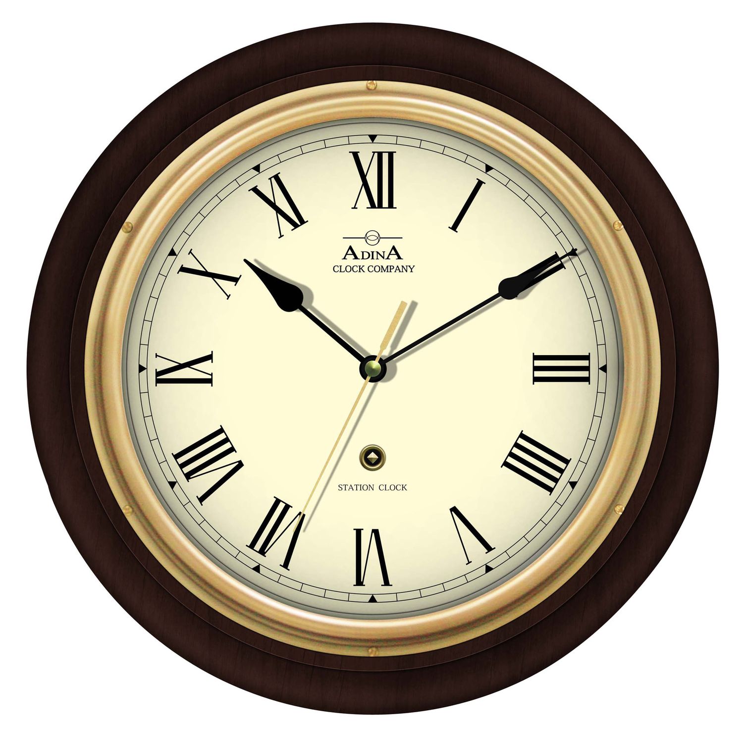 Adina Station Wall Clock CL08A-10933BB Adina Station Wall Clock CL08A-10933BB