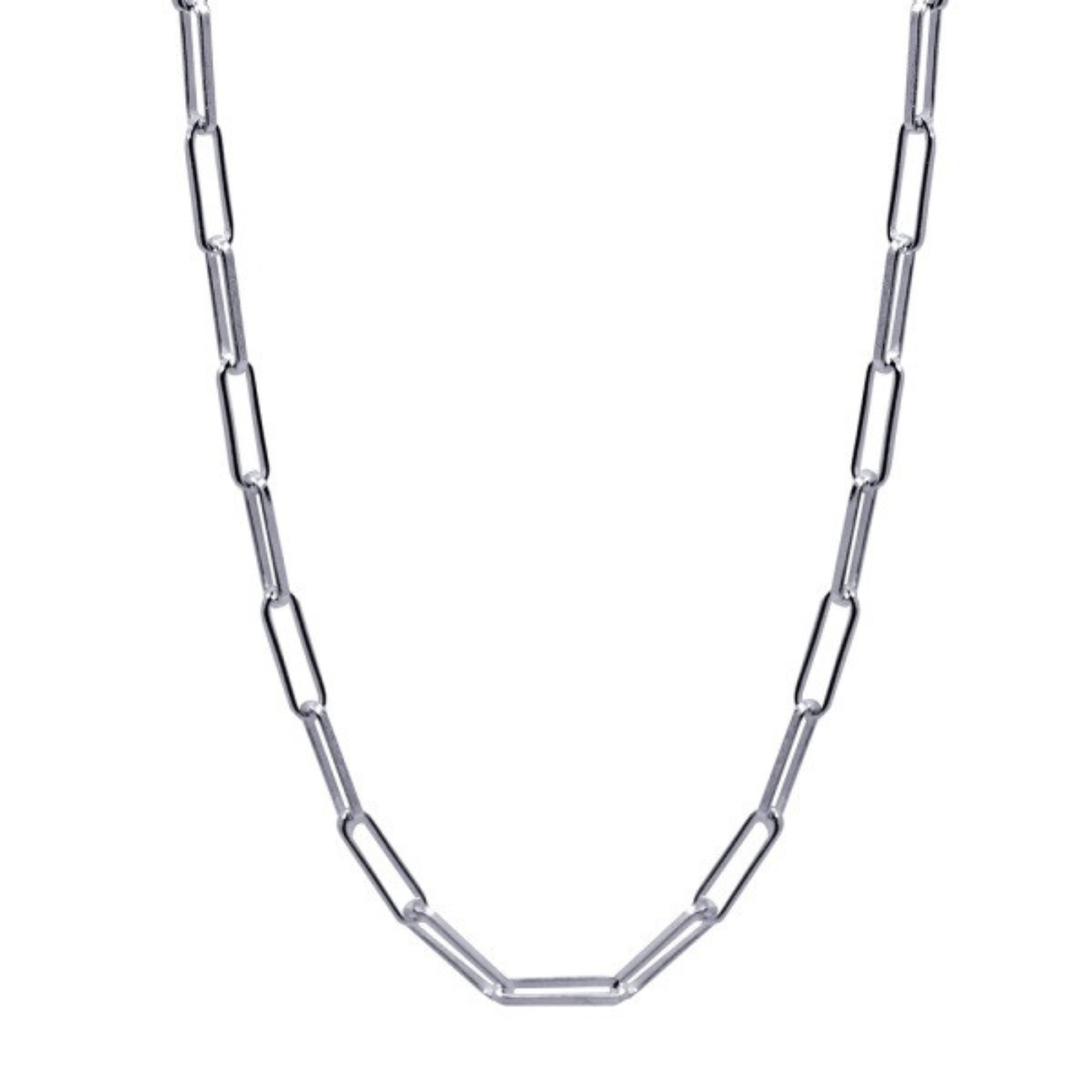 Sterling Silver Medium ‘Paperclip’ Chain Sterling Silver Medium ‘Paperclip’ Chain