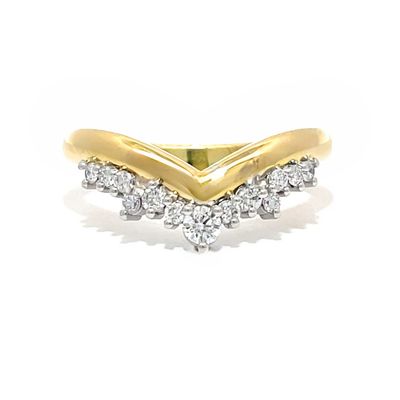 18Y LAB Diamond Crown Diamond Band