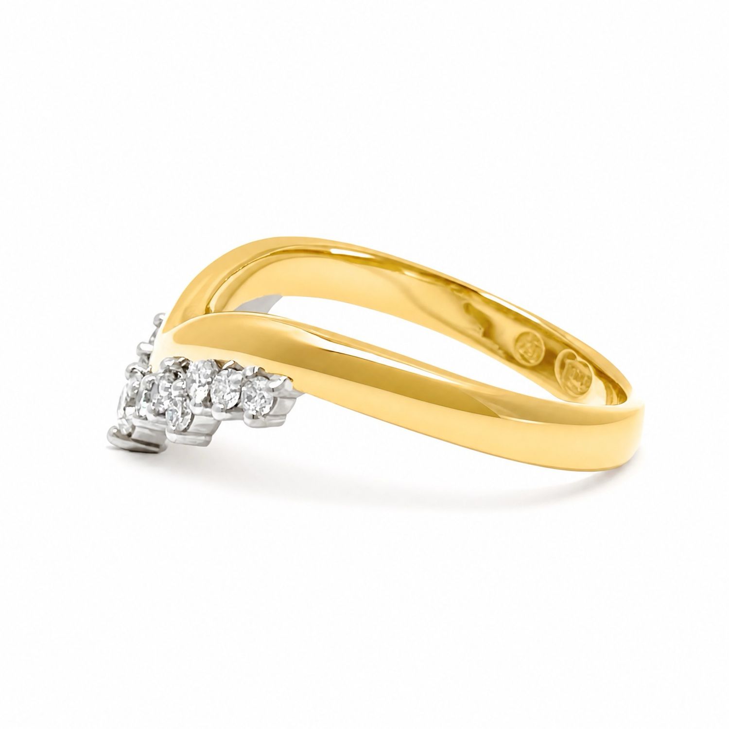 18Y LAB Diamond Crown Diamond Band