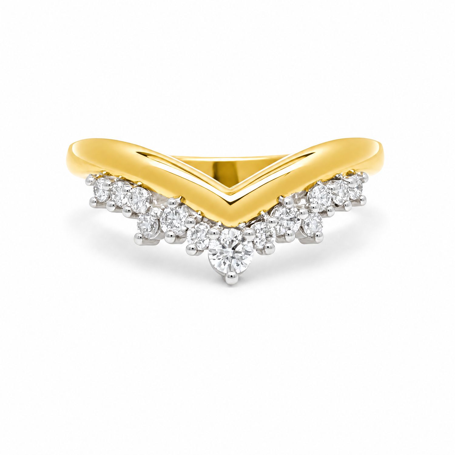 18Y LAB Diamond Crown Diamond Band
