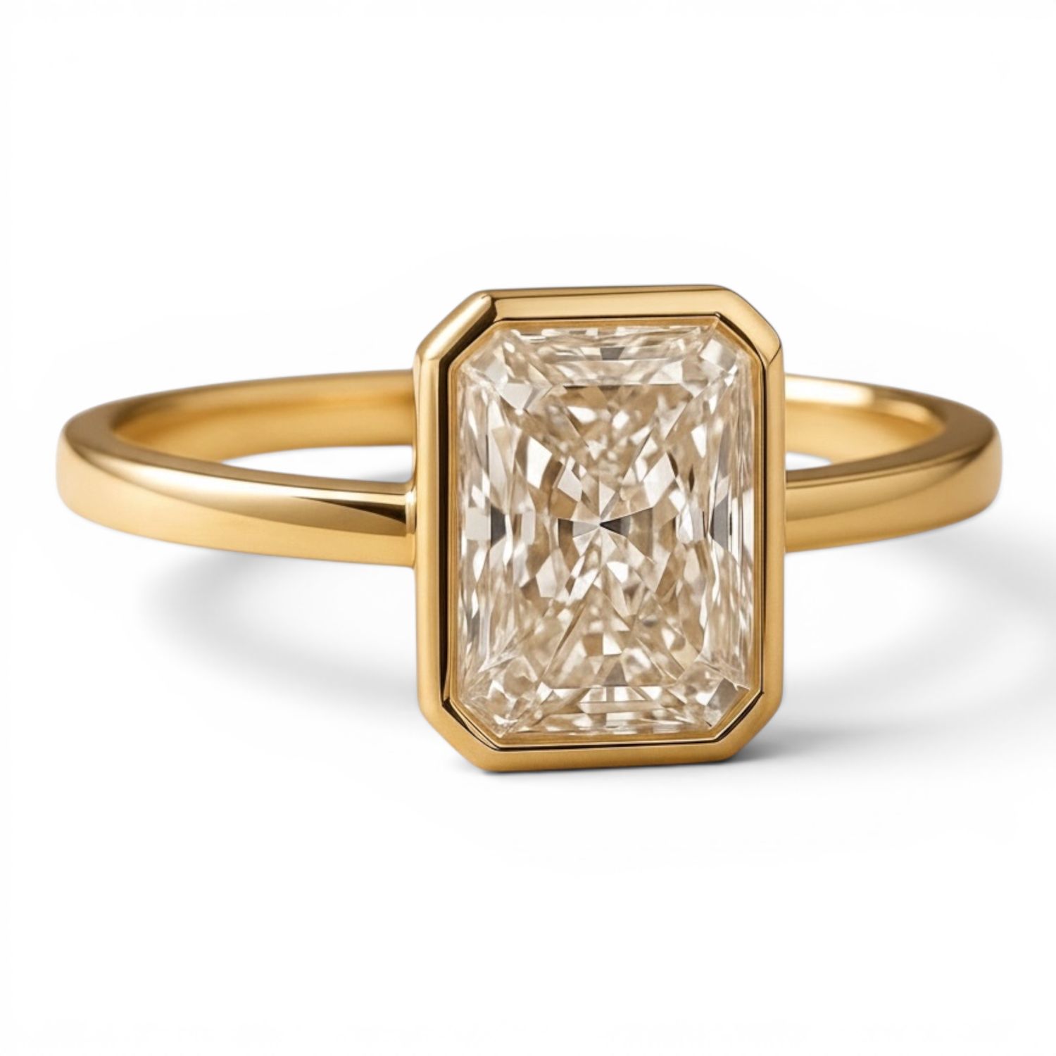18Y Radiant Cut LAB Diamond Ring ( 2.01ct)