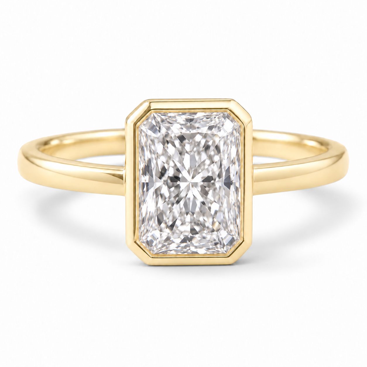18Y Radiant Cut LAB Diamond Ring ( 2.01ct)