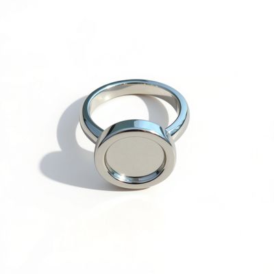 Sterling Silver Disc Ring Sterling Silver Disc Ring