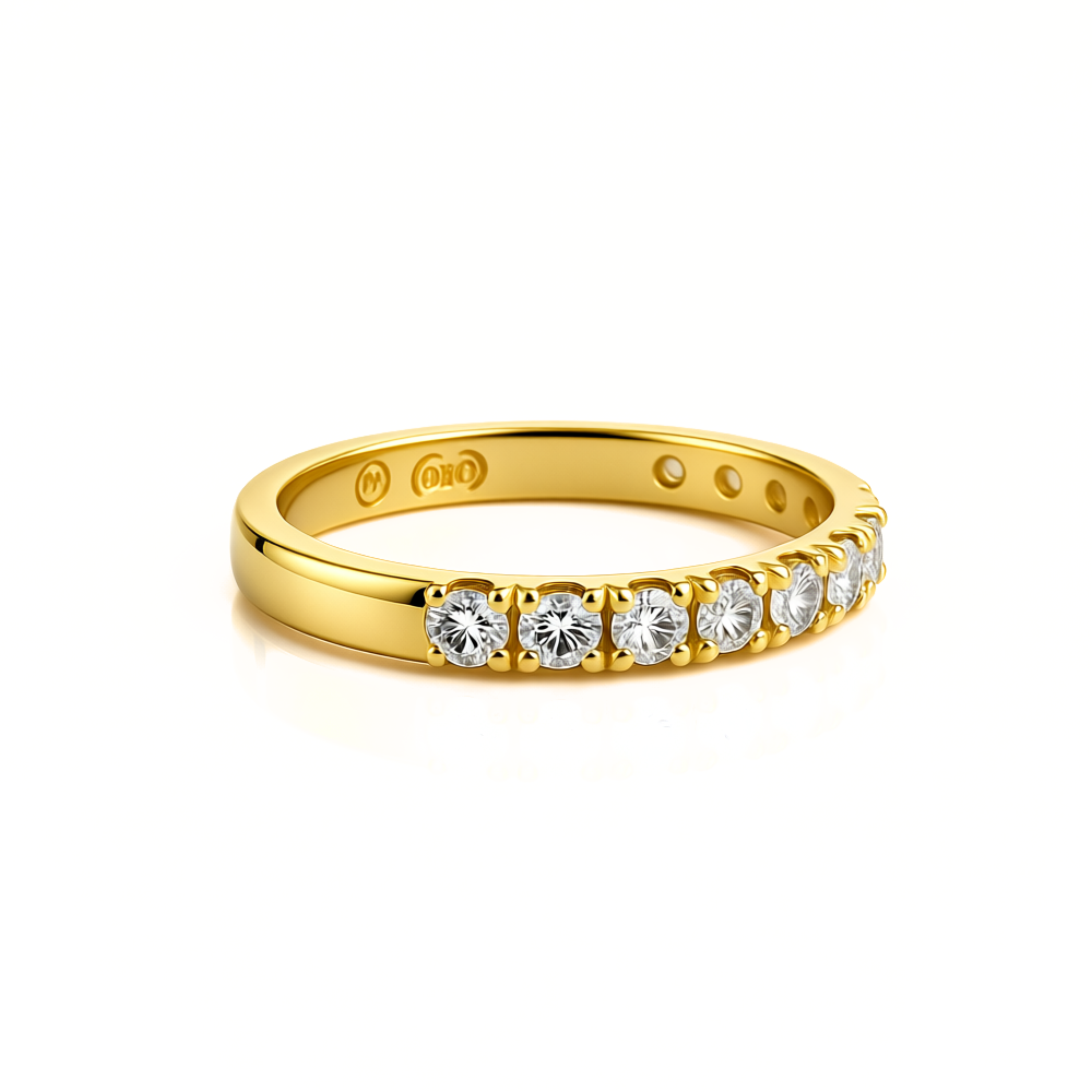 18Y Diamond Wedding Band (13 = 0.52ct) 4pts