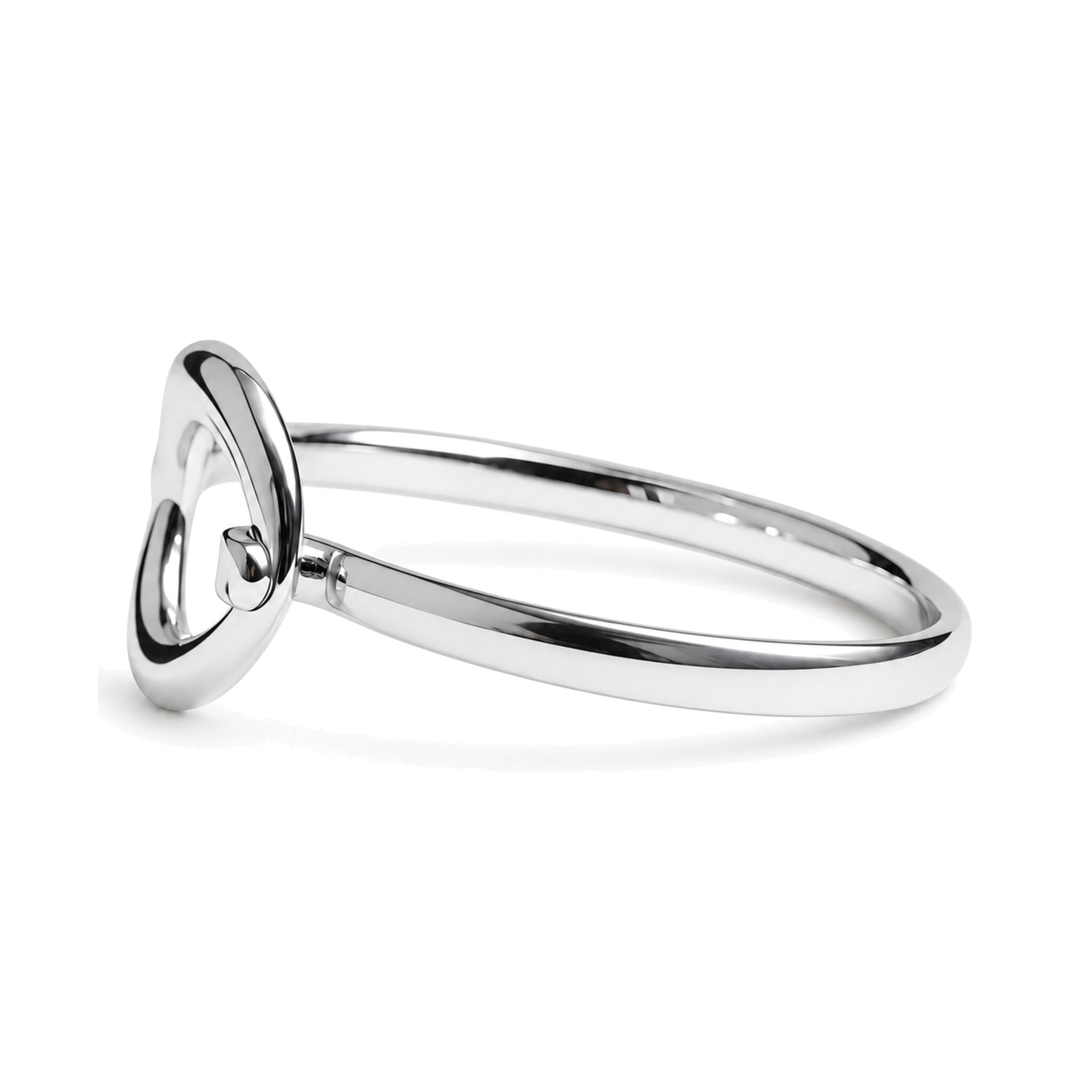 Sterling Silver Open Circle Bangle