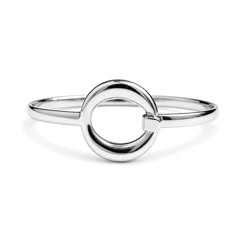 Sterling Silver Open Circle Bangle