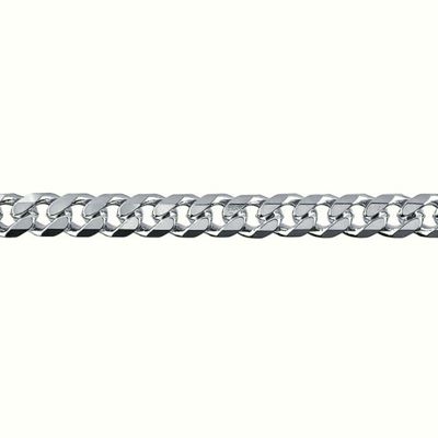 S/S Bevelled Curb Diamond Cut Chain - BCD180 S/S Bevelled Curb Diamond Cut Chain - BCD180