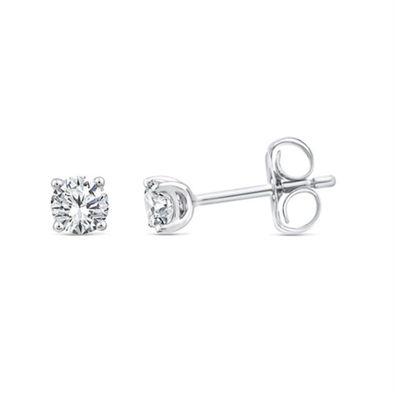 9WG Lab Diamond Stud Earrings (TDW 0.50ct) 9WG Lab Diamond Stud Earrings (TDW 0.50ct)