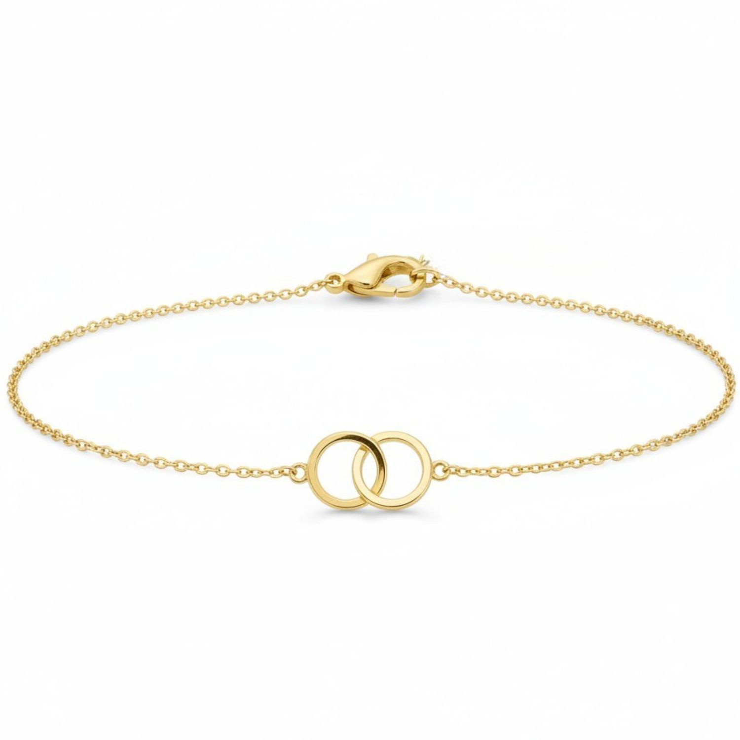 14k Gold Vermeil Circle Bracelet