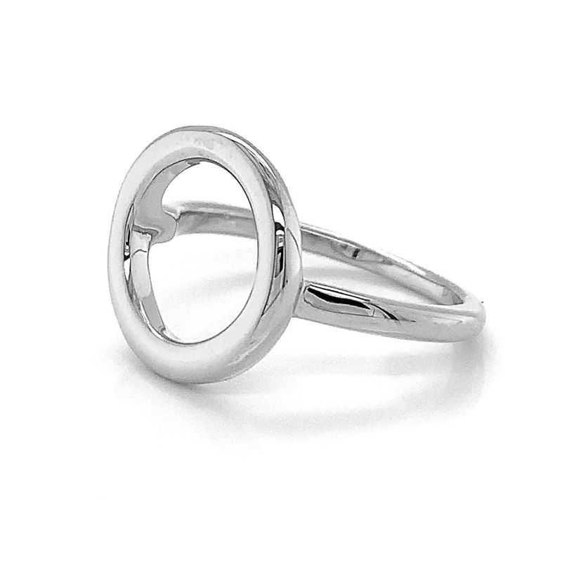 NIKKI - Sterling Silver Open Circle Ring