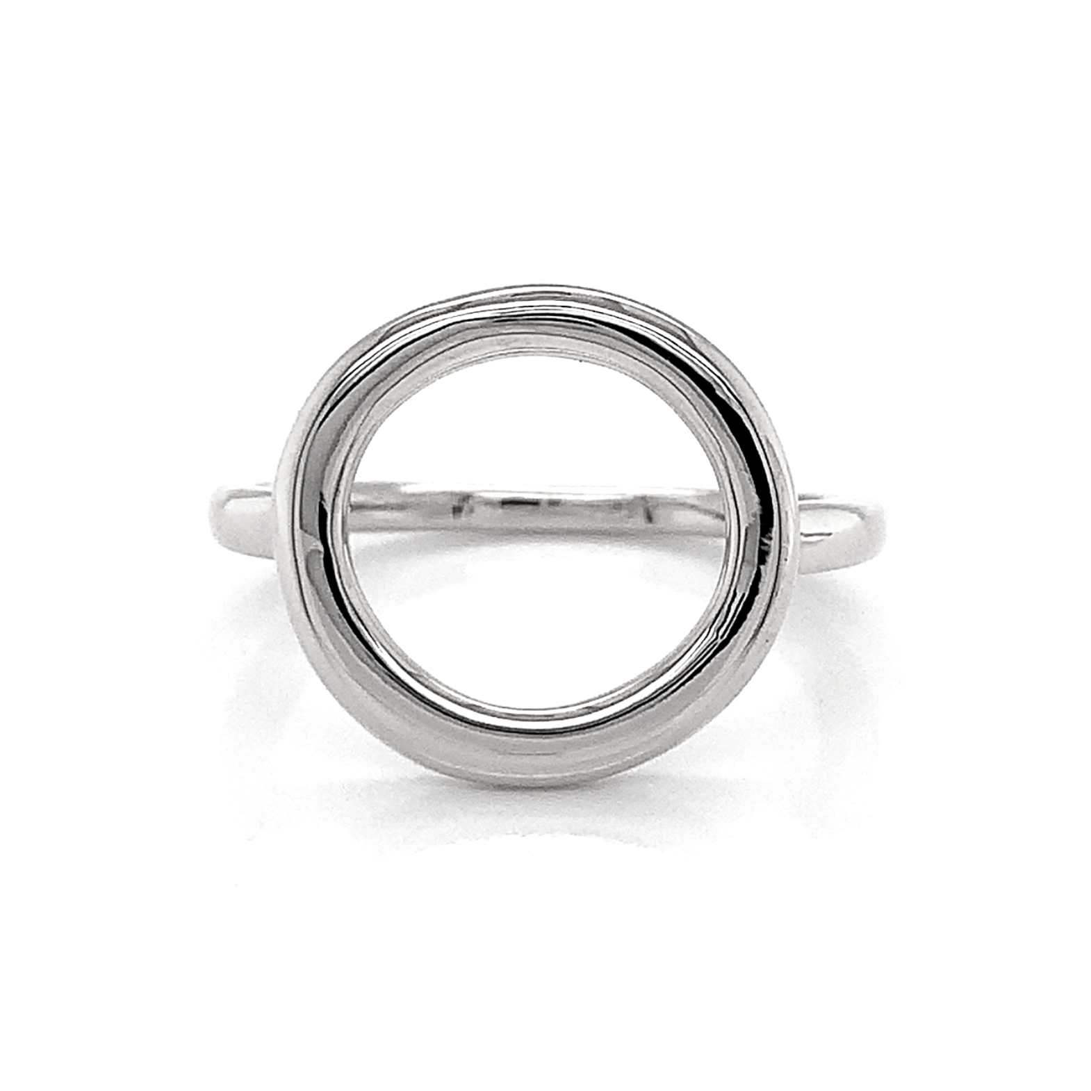NIKKI - Sterling Silver Open Circle Ring