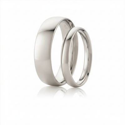 Sterling Silver 6mm Comfort Wedding Band