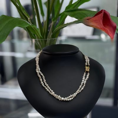 Double Strand Keshi FWP Necklace Double Strand Keshi FWP Necklace