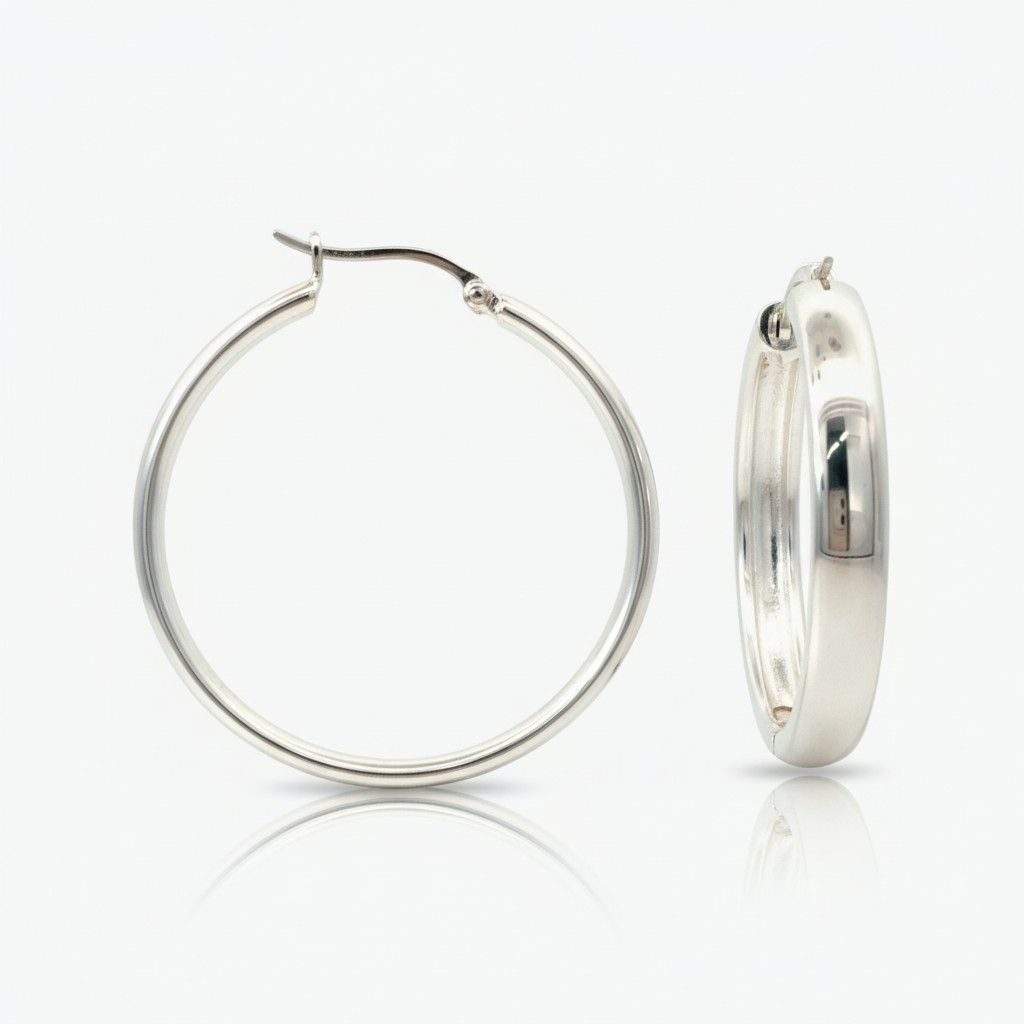 Sterling Silver LUX Hoops Sterling Silver LUX Hoops