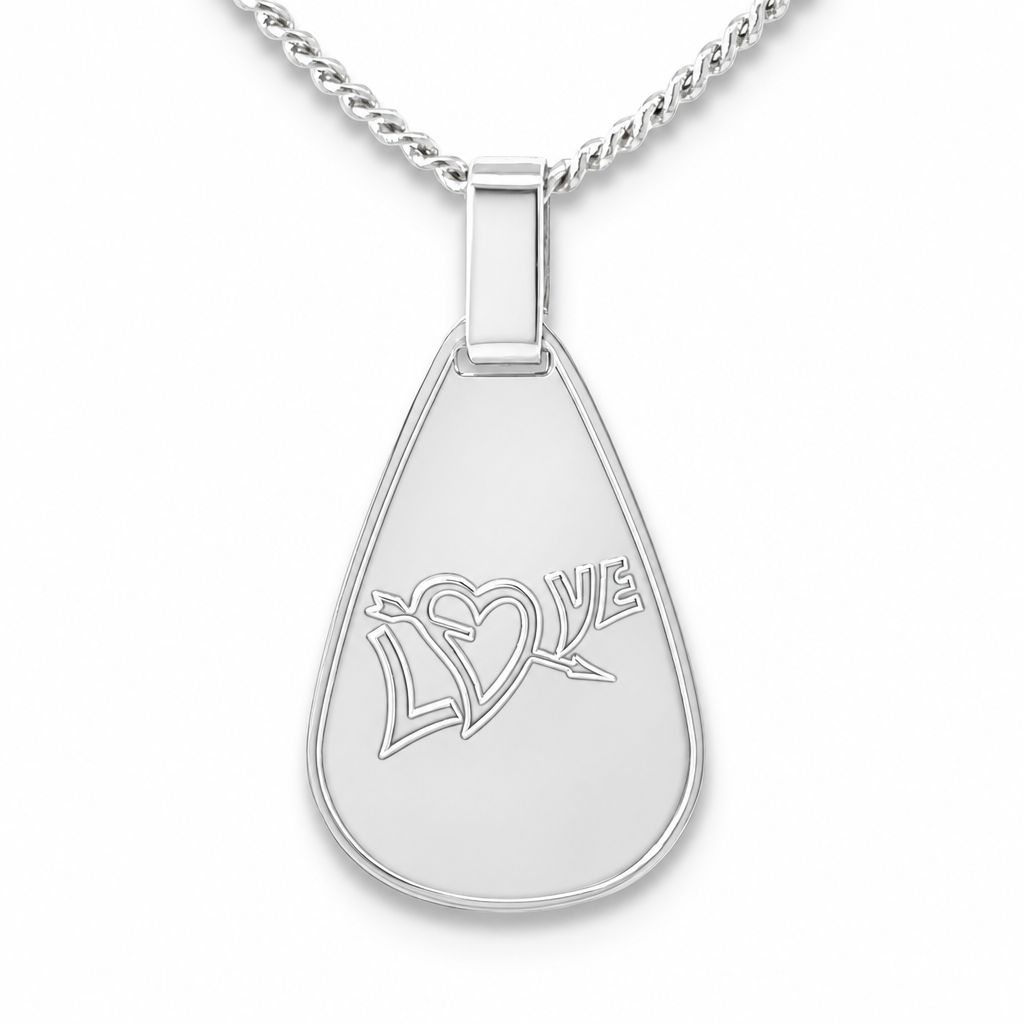 Sterling Silver LOVE Pendant