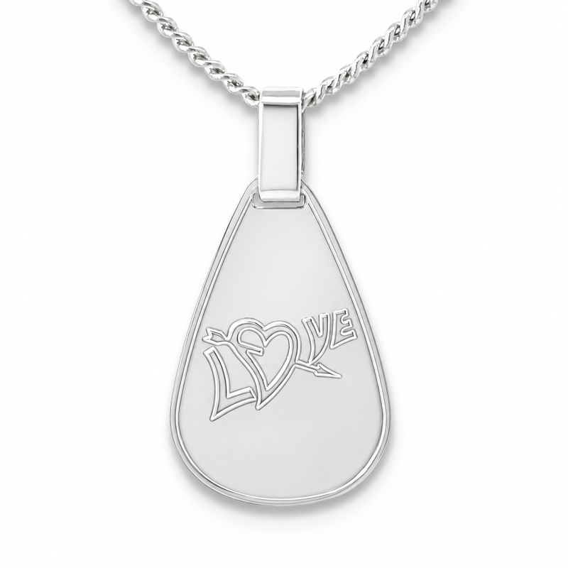 Sterling Silver LOVE Pendant