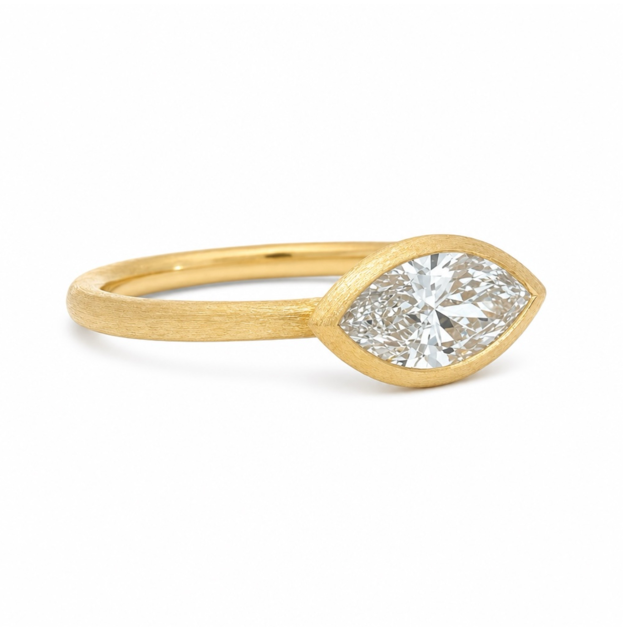 18ct Marquise Diamond Embrace Ring