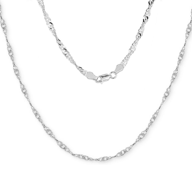 Sterling Silver Singapore Link Chain