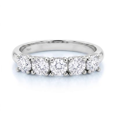 18ct Five Diamond Anniversary Ring