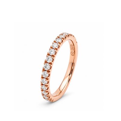 18R Split Claw LAB Diamond Wedding Ring (17=0.34cts) 18R Split Claw LAB Diamond Wedding Ring (17=0.34cts)