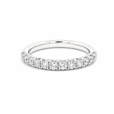 9ct Gold Mined Diamond Claw Set Wedding Ring 9ct Gold Mined Diamond Claw Set Wedding Ring