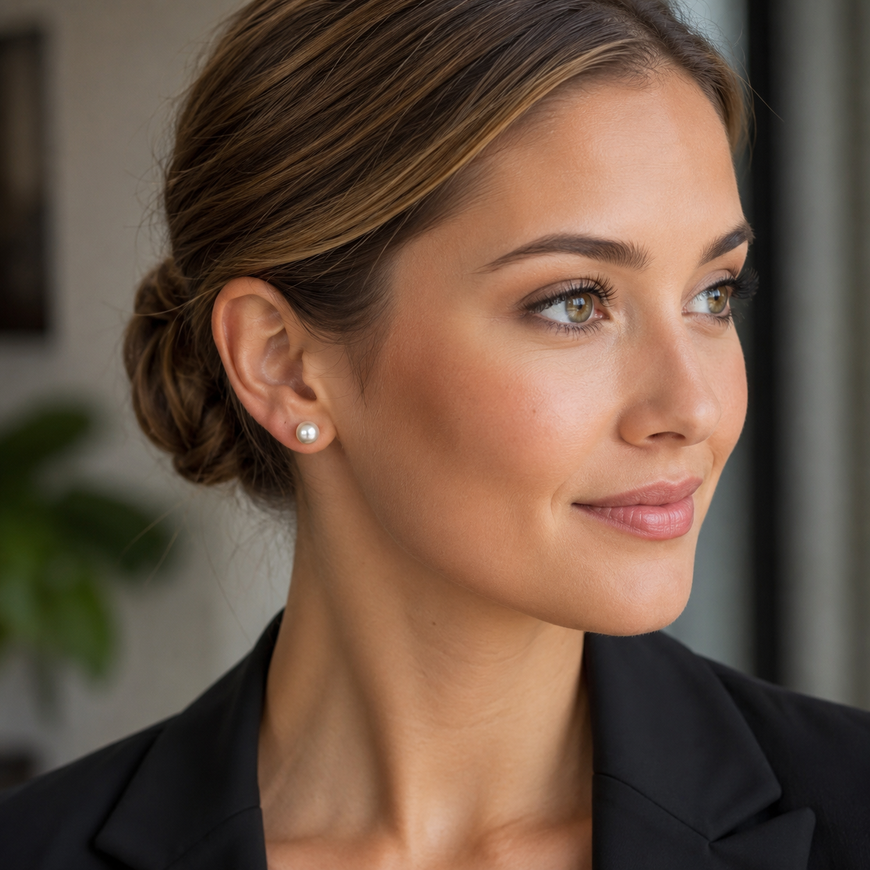 Classic Akoya Pearl Studs 6.5mm