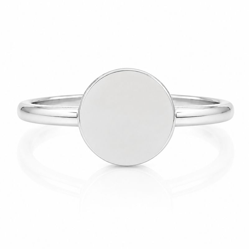 "Brianna" 8mm Disc Ring