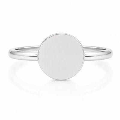 "Brianna" 8mm Disc Ring