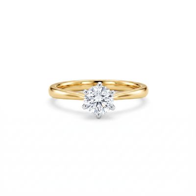 Classic 18ct Solitaire Diamond Ring
