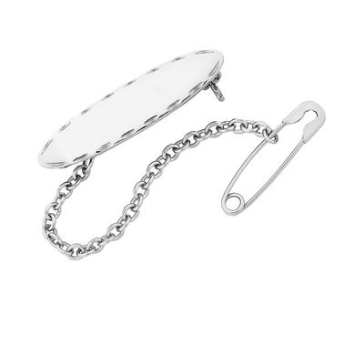 Oval Children's Brooch- Oval Children's Brooch-"Thomas"- Sterling Silver