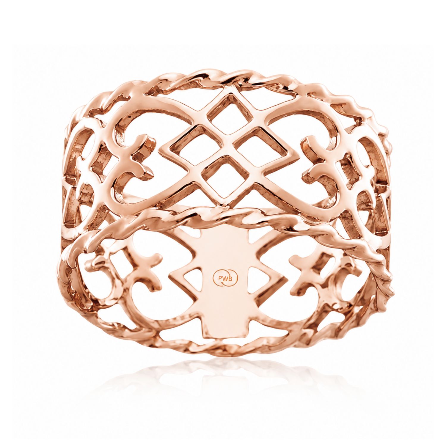 9ct Rose Gold Filigree Dress Ring 9ct Rose Gold Filigree Dress Ring